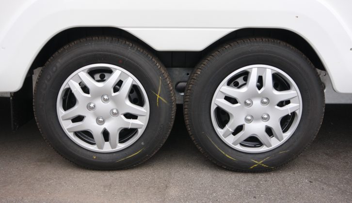 It's a smart-looking van, but the steel wheels fitted with plastic wheel-trims betray its entry-level status