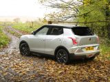The 4x4 diesel Tivoli has a 1500kg towing limit, the manual with a 1530kg kerbweight, 1555kg for autos