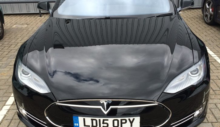 After driving the Tesla Model S, Motty's excited about what tow car potential it could have in the future