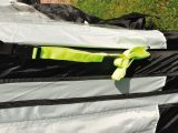 Storm straps in hard-to-miss fluorescent yellow are standard on this £710 awning