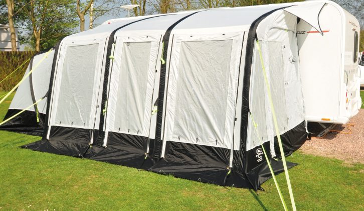 This month we bring you our SunnCamp Ultima Air 390 Deluxe review – could this be the inflatable awning for you?