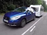 This four-wheel-drive crossover has a 1370kg kerbweight – watch our Suzuki SX4 S-Cross review on The Caravan Channel