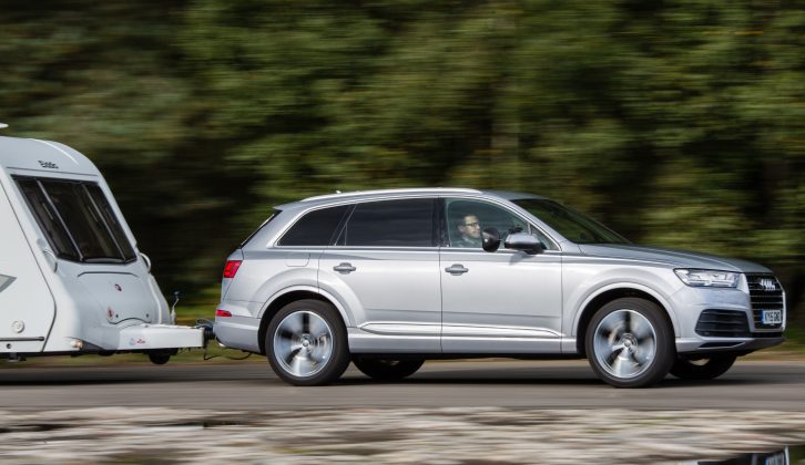 A healthy 85% match figure of 1815kg means the Audi Q7 can tow a wide range of caravans