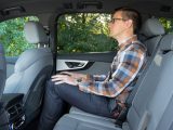 A 6ft 3in passenger can sit behind a 6ft 3in driver in the Q7's spacious cabin
