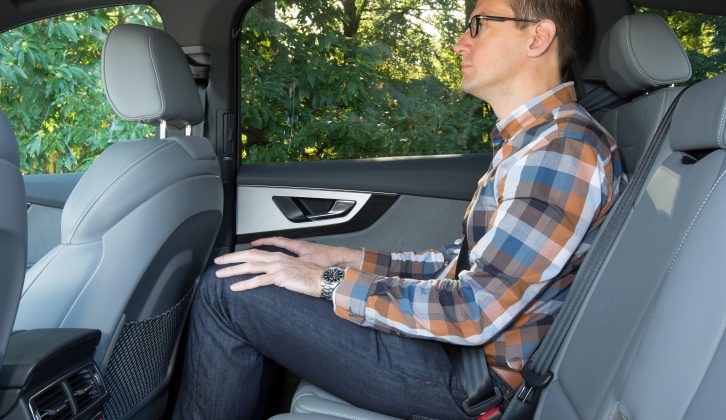 A 6ft 3in passenger can sit behind a 6ft 3in driver in the Q7's spacious cabin
