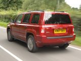 The Jeep Patriot has a rather boxy appearance, but its four-wheel drive will keep you moving in all weathers