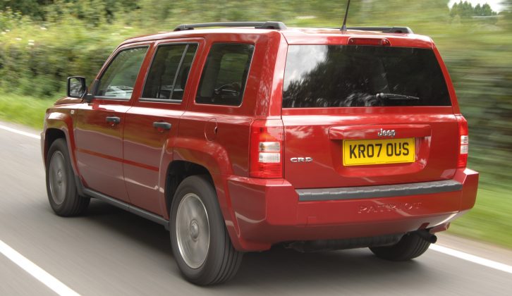 The Jeep Patriot has a rather boxy appearance, but its four-wheel drive will keep you moving in all weathers