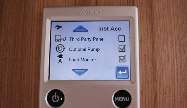 The temperature sensor works automatically, but the load monitor must be activated