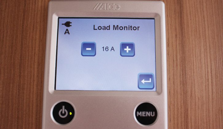 Once it has been added as an accessory via the menu, the monitor can be switched on