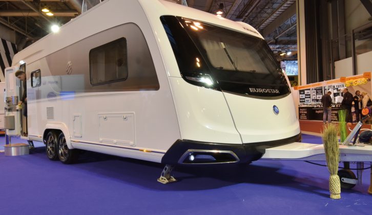 Its stylish, modern looks were influenced by the Caravisio concept, but they can’t disguise the fact that this is a very big caravan