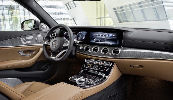 Motty's keen to find out how the striking interior design of the Mercedes-Benz E-Class works in the real world