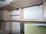 There are four overhead lockers in the lounge – read more in the Practical Caravan Coachman Vision 380 review