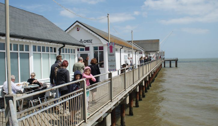 Southwold pier is brilliant, from its broad boardwalk to its coin-operated telescope