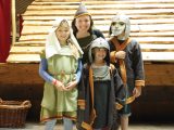 When you visit Sutton Hoo you can dress up as Anglo-Saxons