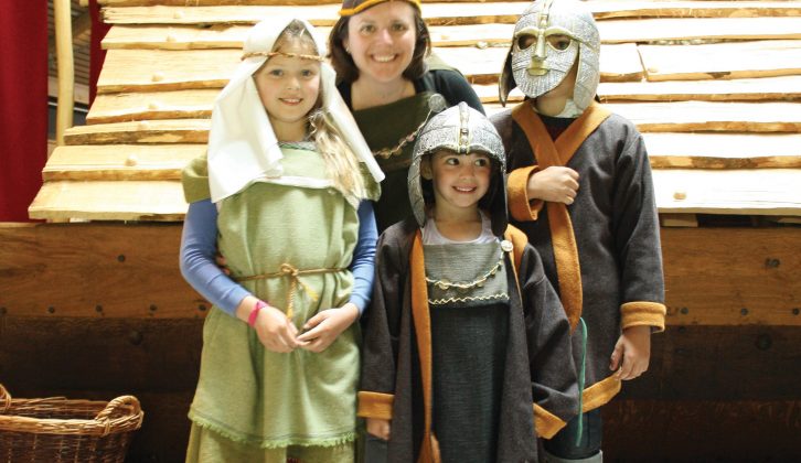 When you visit Sutton Hoo you can dress up as Anglo-Saxons