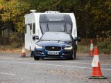 We tested the two-litre turbodiesel XE on a wet track and it performed very well, with no hint of loss of control, even during high-speed lane changes