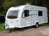 With its fixed bed, the entry-level 2016 Bailey Pursuit 430-4 should have wide appeal