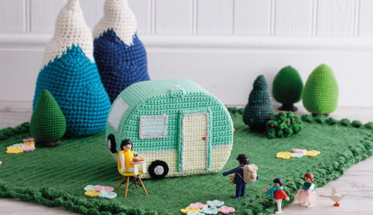 Dreaming of her ideal caravan led Kate to make crochet caravans, allowing her imagination to run free