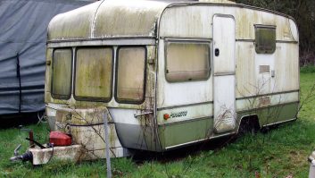 We hope your caravan doesn't look this bad when you start preparing it for your 2016 touring!