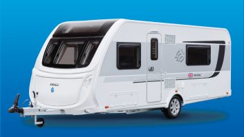 The British flag on the side of the Knaus StarClass underlines that this range has been designed with the UK market in mind