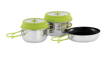 This three-piece cooking set from Outwell costs £35.99