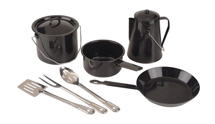 On the Practical Caravan test bench this month we compare 12 lightweight camping cookware sets