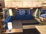 We also took a look inside the funky Knaus Lifestyle 550 LK that you can find in hall 3