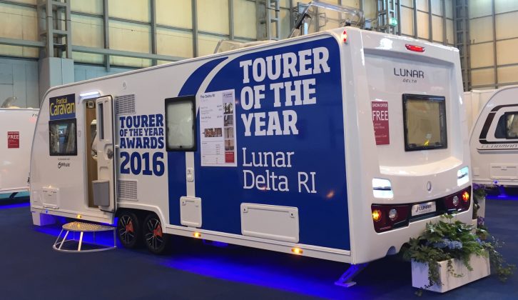 This Lunar Delta RI with Practical Caravan decals certainly stands out!