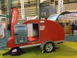 Eye-catching and bespoke, we enjoyed time looking at the mini tourers on the Teardrop Caravans stand