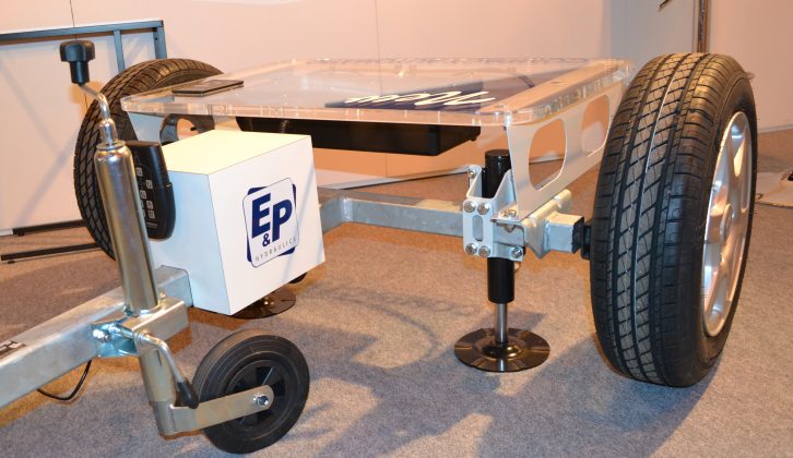 This new compact version of the levelling system from E&P Hydraulics is still impressive and efficient, but more affordable