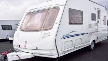 If viewing 2006 Sterling Eccles caravans for sale watch out for faded or peeling graphics and check any exterior retrofits were sealed properly