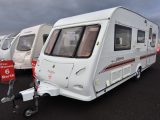 Also consider a 2003 Elddis Odyssey 505 with a similar layout but with a parallel lounge for £5995