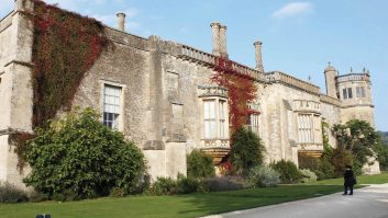 For their first caravan holiday the Johnsons chose to visit Lacock Abbey in Wiltshire, built as a 13th century convent