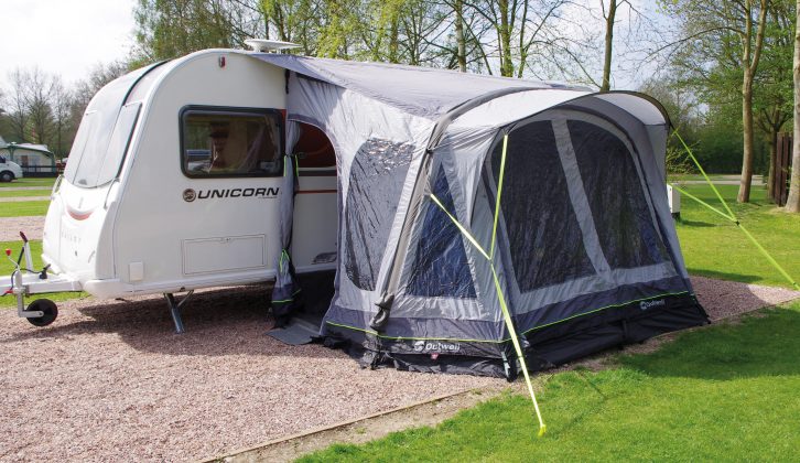 The Outwell Pacific Coast, at £549, is also in our top six inflatable awnings