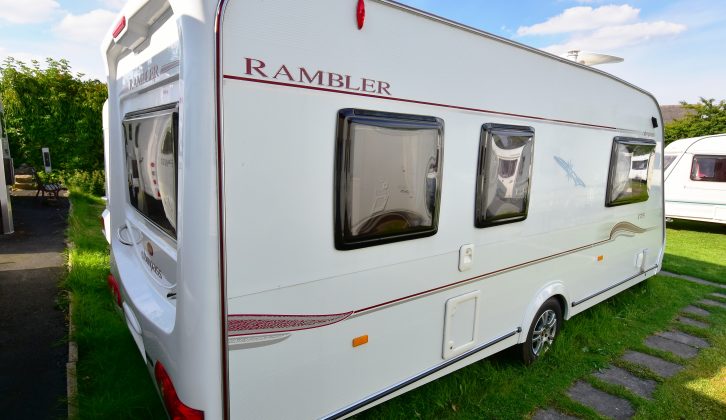 We found this five-berth 2007 Compass Rambler 17/5 for sale for £7495; note the alloy wheels