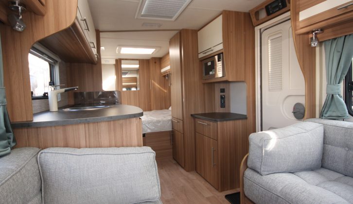 Although a four-berth, we suspect the new-for-2016 Lunar Quasar 574 will primarily be used by touring couples