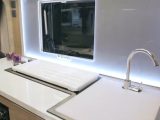 See this Adria's snazzy kitchen, as our Group Editor takes a look around the Adora Isonzo 613DT Silver Collection