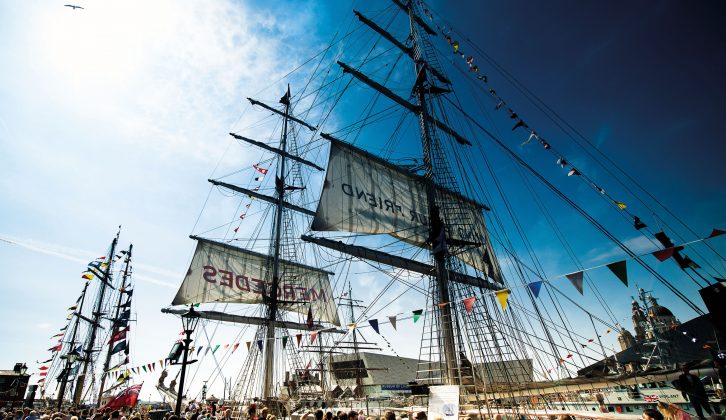 See Tall Ships and street entertainers at the International Mersey River Festival, 3-5 June
