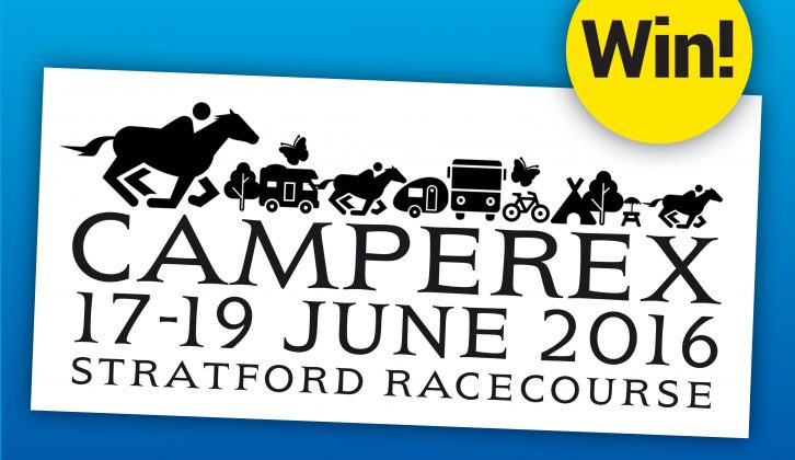 Now's your chance to win pairs of tickets to Camperex in June!