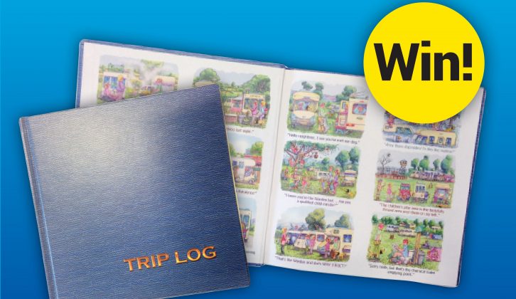 Record your caravan tours to show your children in years to come – win a trip log book