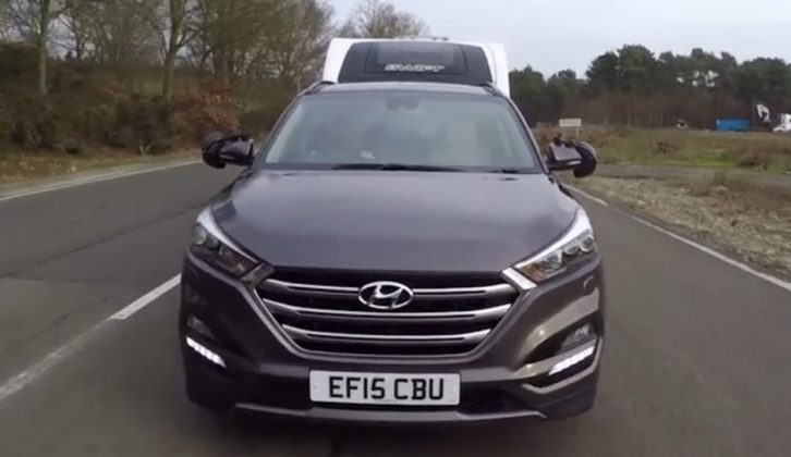Its braking performance really impressed – watch our Tucson review to see if this could be your next tow car
