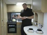 Our Group Editor is impressed by the end kitchen layout in this Coachman caravan – tune in and see it for yourself