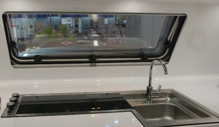 Check out this Adria's unusual but rather special front kitchen and more on Practical Caravan TV – watch online, on Sky 212 and on Freeview 254