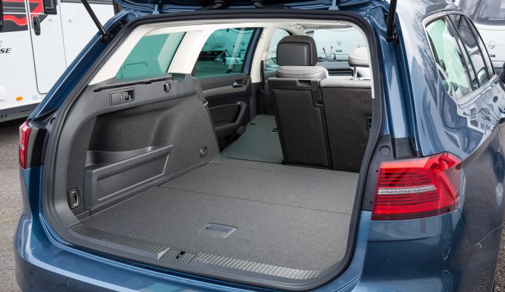 You'll get a 1780-litre capacity if you lower the rear seats, using levers either side of the tailgate