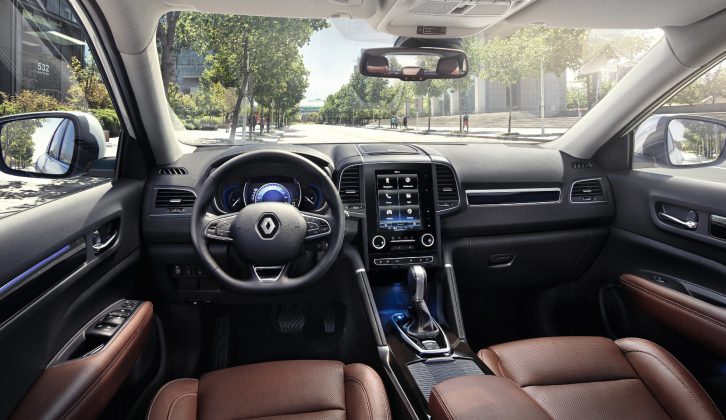 The new Renault Koleos will not be short on tech while cabin space, especially in the rear, should be good