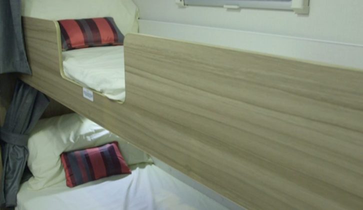 These super bunks are one of the Lunar Lexon 580's selling points – find out more in this week's TV show