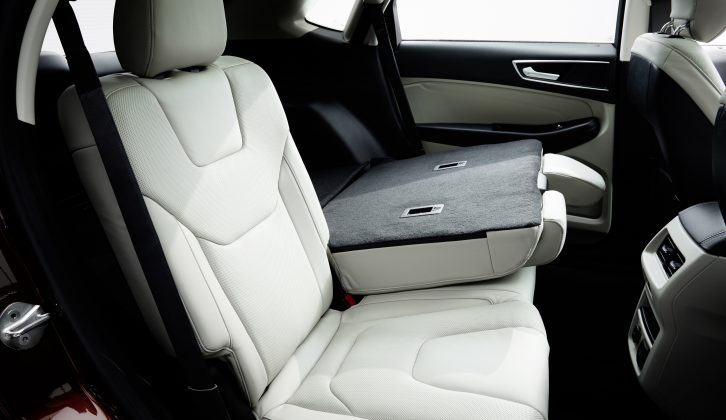 The Edge only seats five, but space is generous – and boot capacity starts at 602 litres