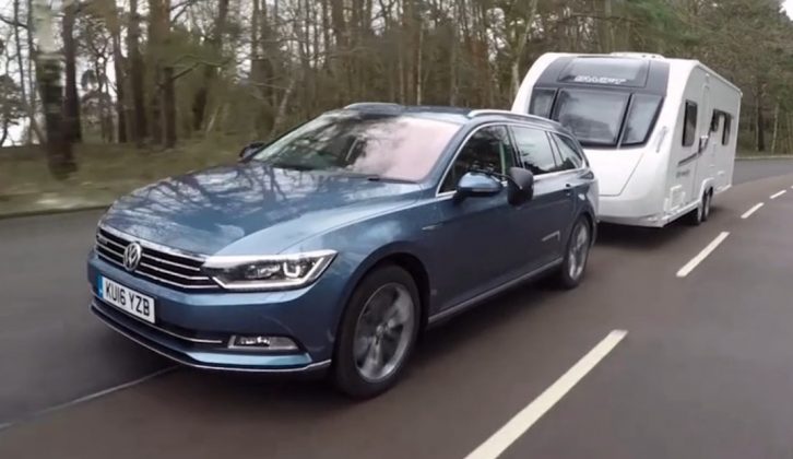 With 236bhp and 369lb ft torque, this biturbo, four-wheel-drive VW Passat Estate is a strong tow car, great for year-round touring