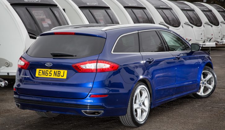 The latest Ford Mondeo is a handsome design and rides well on these 18in alloy wheels