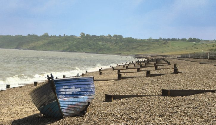 When you visit Queenborough on the Isle of Sheppey, take a stroll on Minster Beach